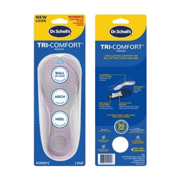 Dr. Scholl's Comfort Tri-Comfort Insoles, Women's Size 6-10, 1 pair