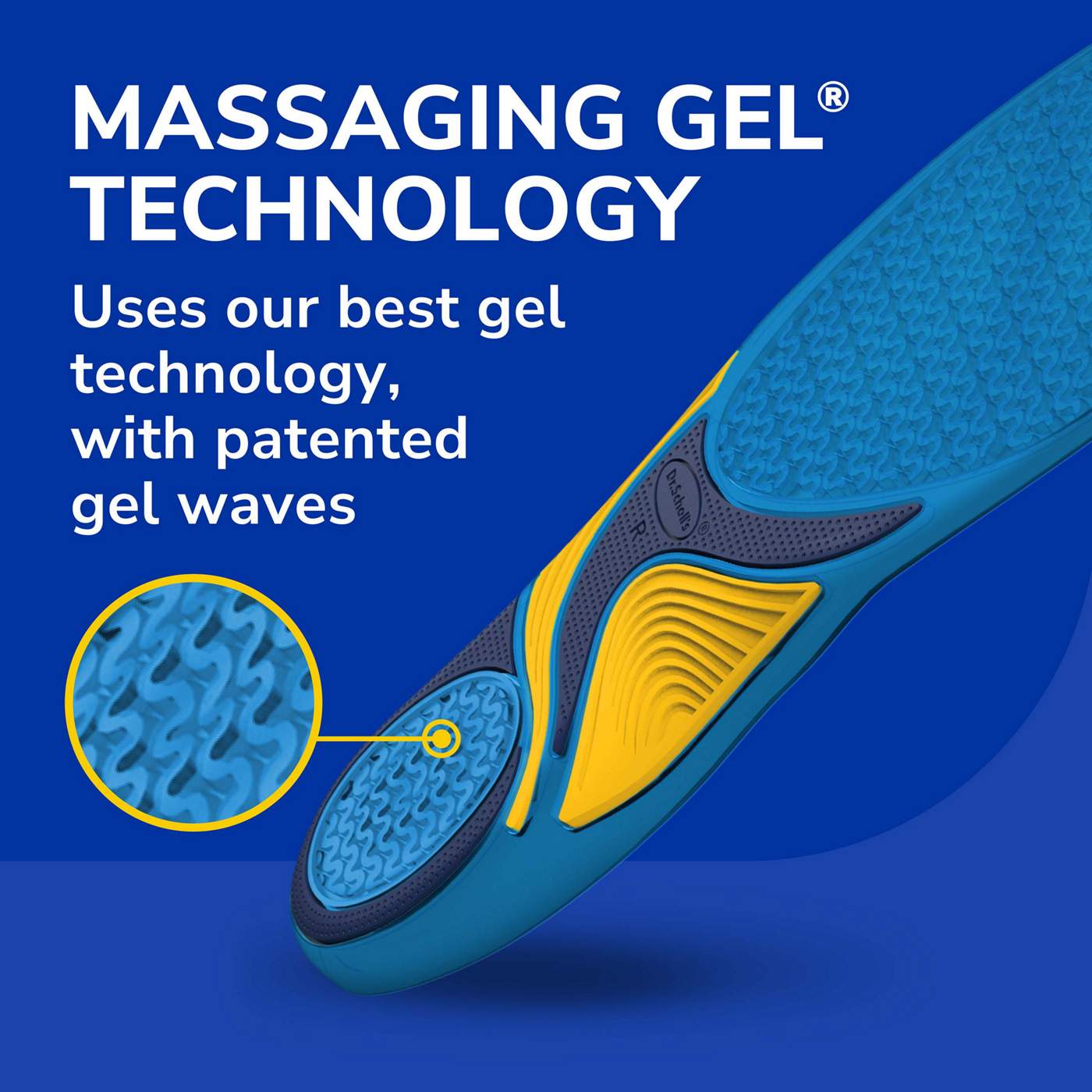 Dr. Scholl's Comfort and Energy Massaging Gel Insoles, Men's Size 8-14 -  Shop Foot Care at H-E-B