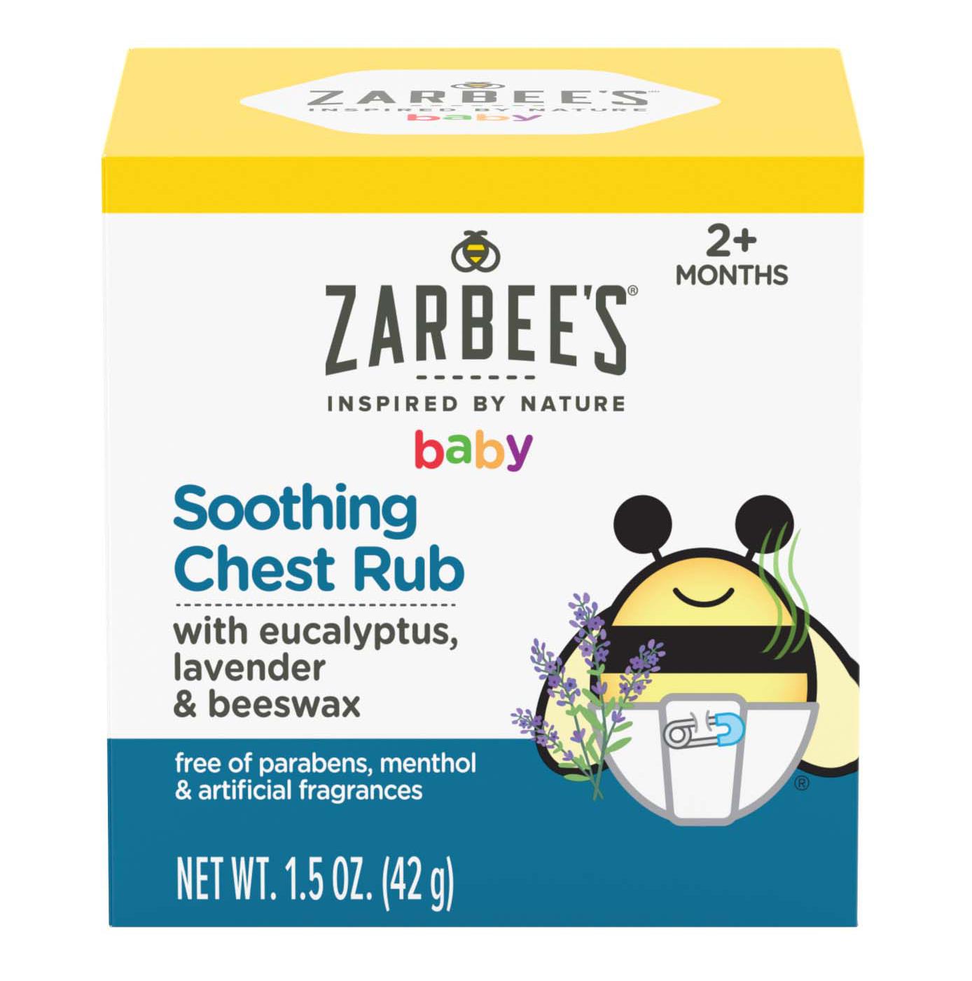 Zarbee's Baby Soothing Chest Rub - Eucalyptus & Lavender; image 1 of 6