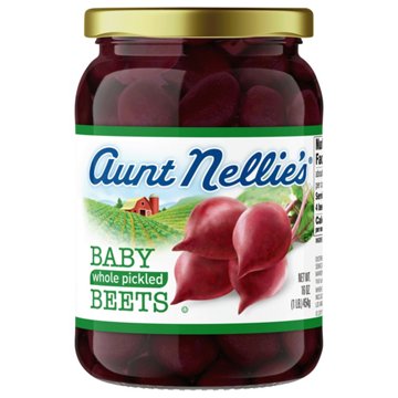 Aunt Nellie's Whole Pickled Baby Beets, 16 oz