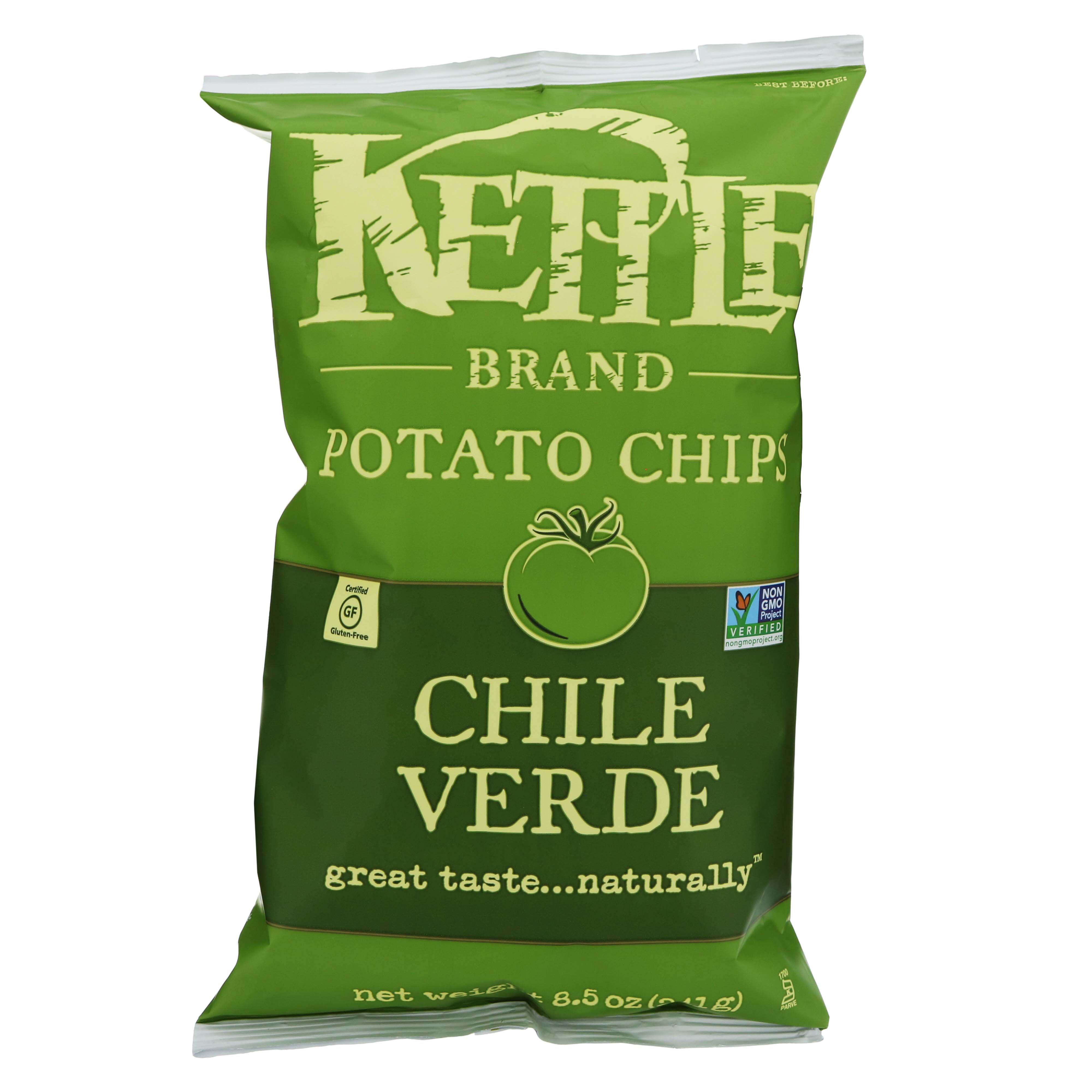 Kettle Brand Potato Chips Chile Verde Shop Chips at HEB