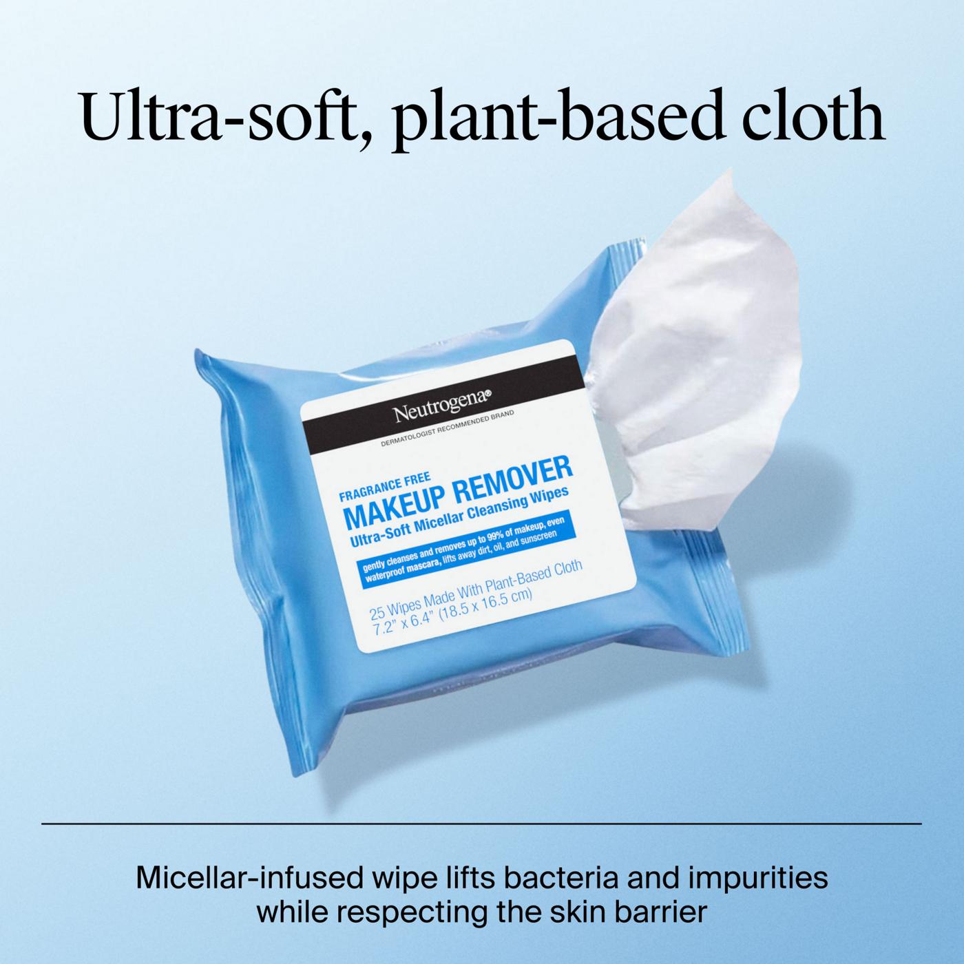 Neutrogena Makeup Remover Fragrance Free Cleansing Towelettes - Twin Pack; image 5 of 8