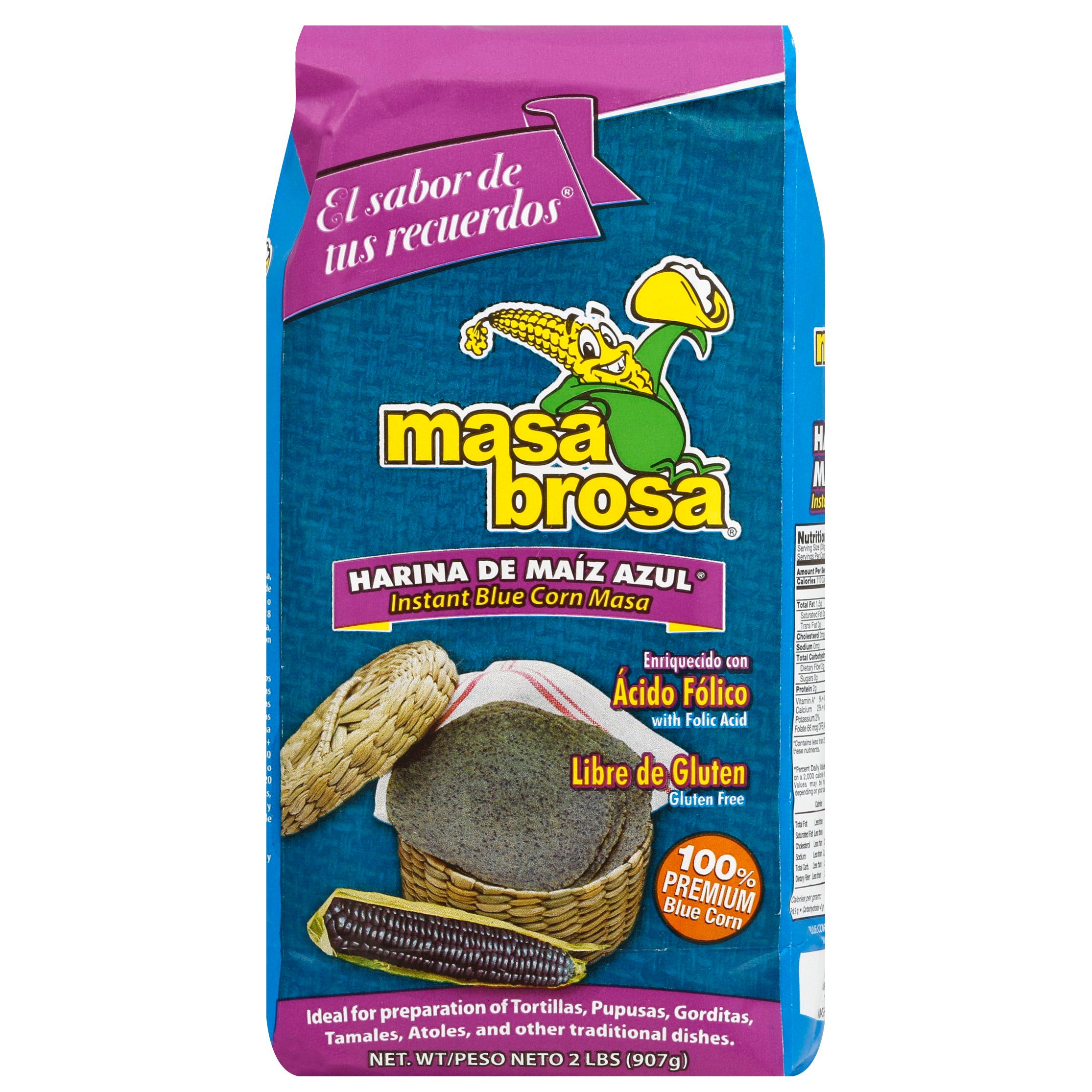 Masa Brosa Instant Blue Corn Masa Shop Flour at HEB