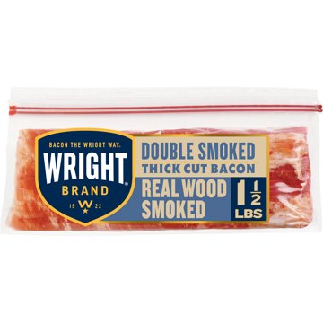 Wright Brand Double Smoked Thick Cut Bacon