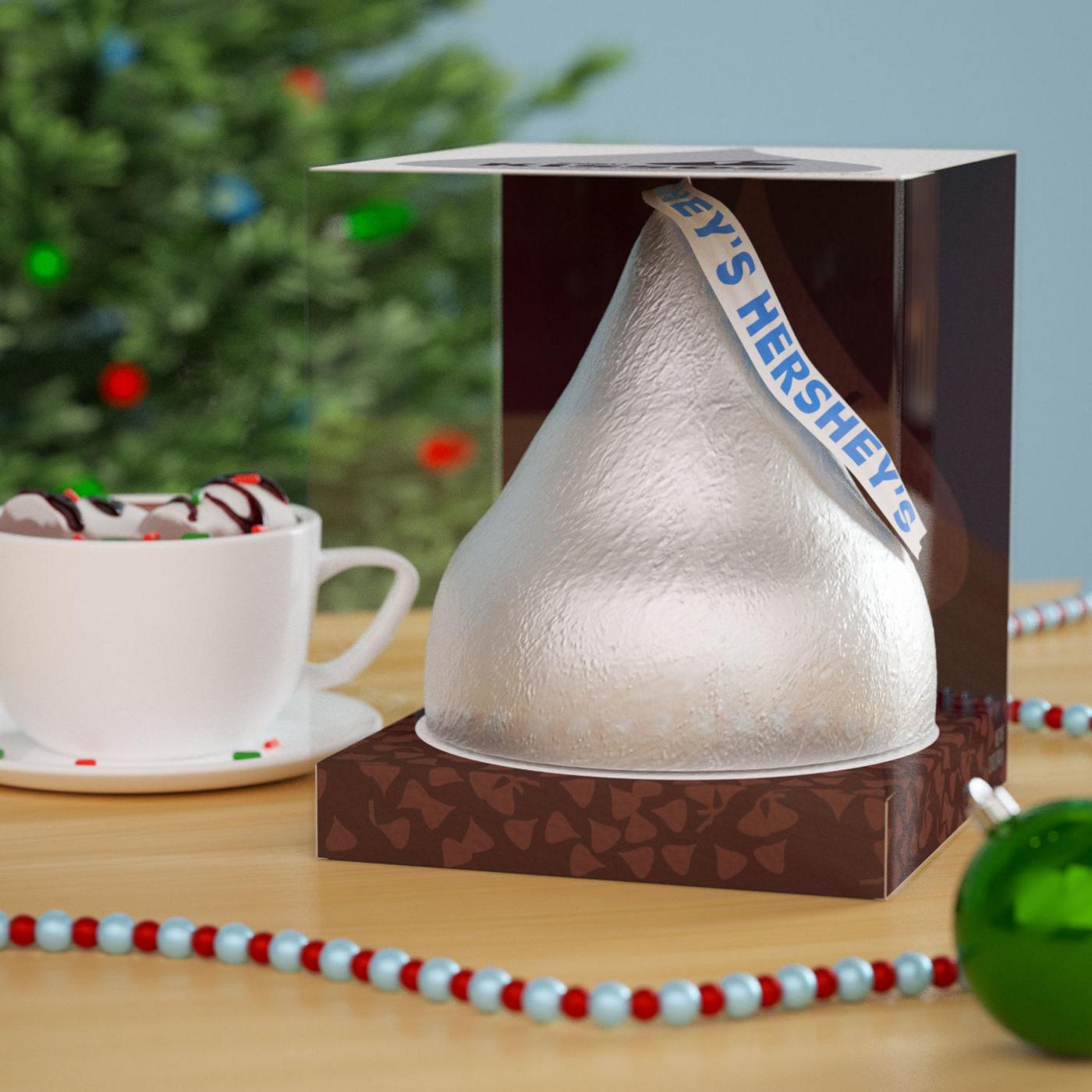 Hershey's Kisses Giant Solid Milk Chocolate Christmas Candy Gift Box ...