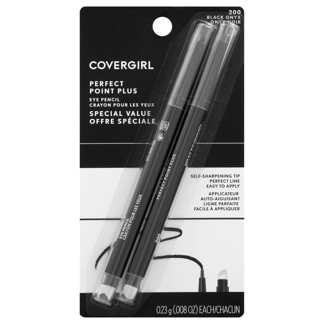 Covergirl Perfect Point Plus Eyeliner 200 Black Onyx Value Pack Shop