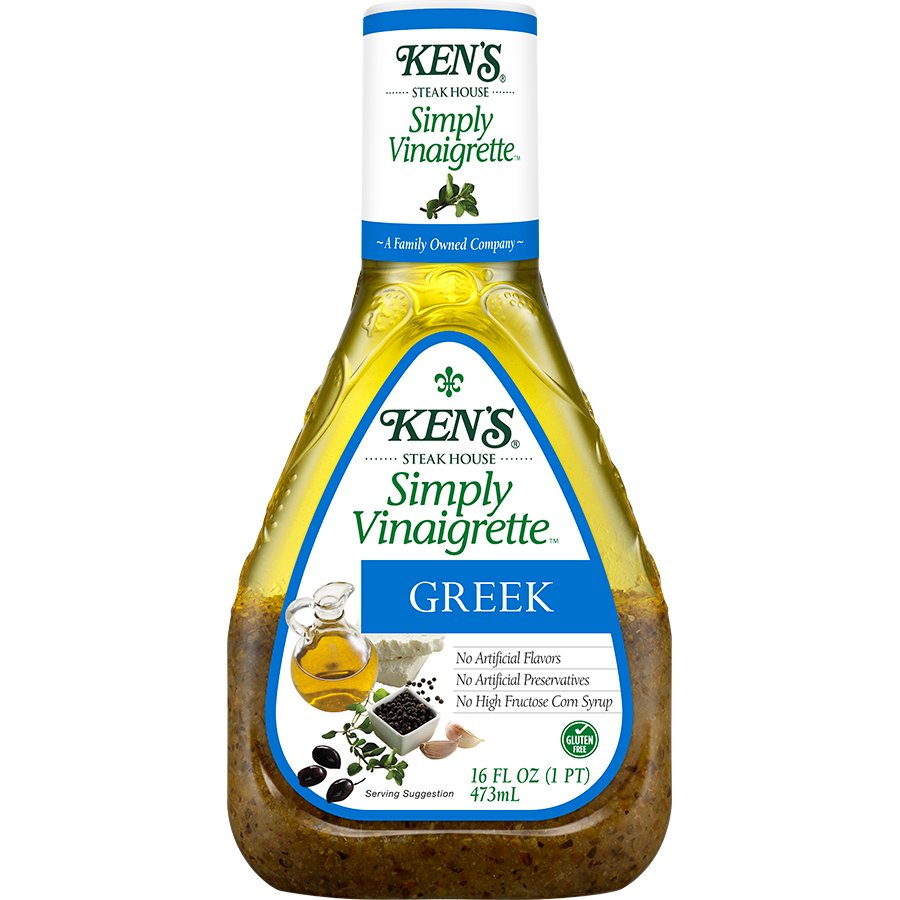 Kens Steak House Simply Vinaigrette Greek Dressing Shop Salad