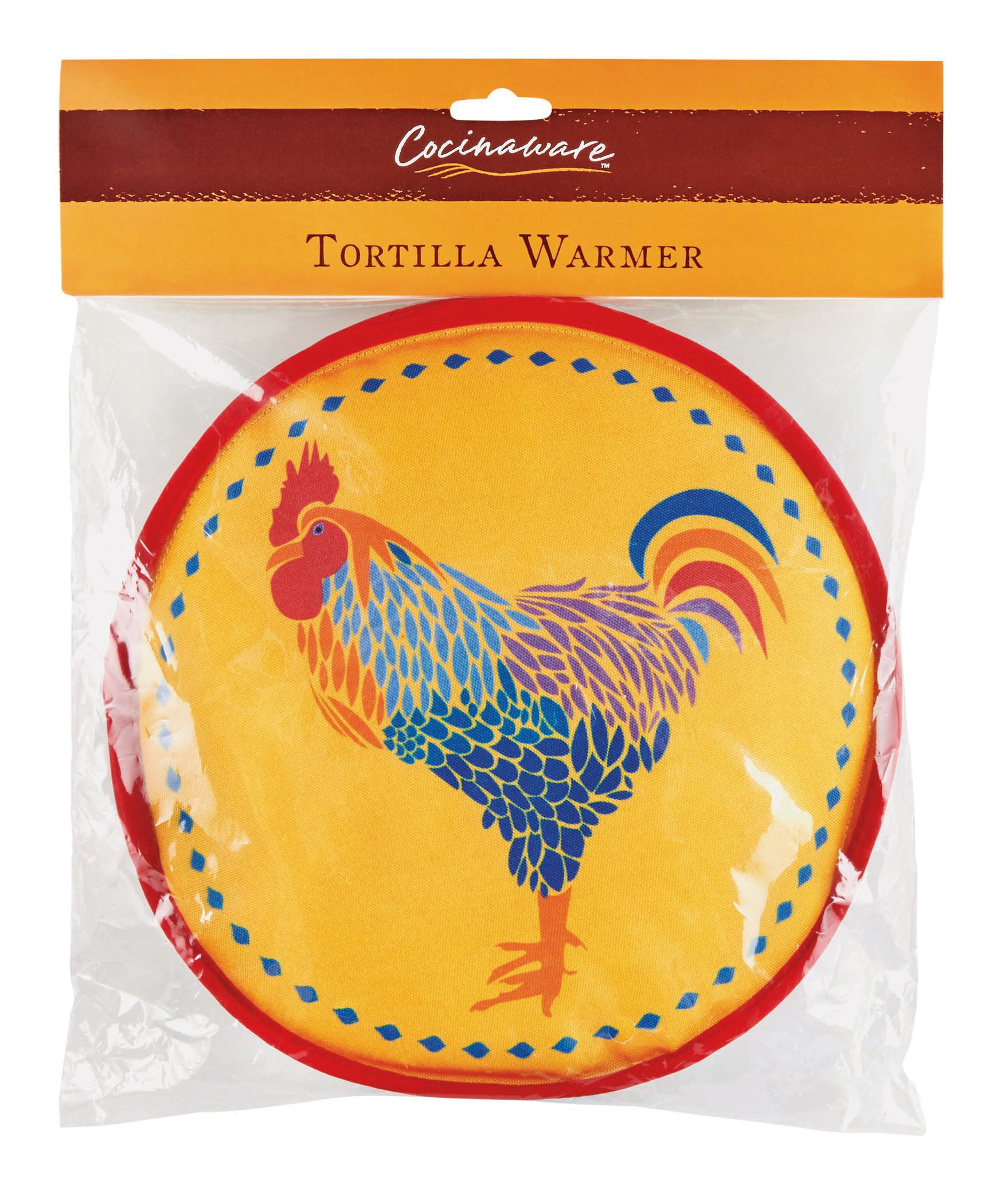 Cocinaware Tortilla Warmer Yellow Rooster Shop Utensils & Gadgets at