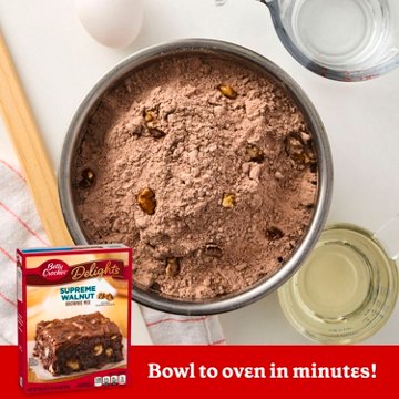 Betty Crocker Delights Supreme Walnut Brownie Mix, 16.5 oz