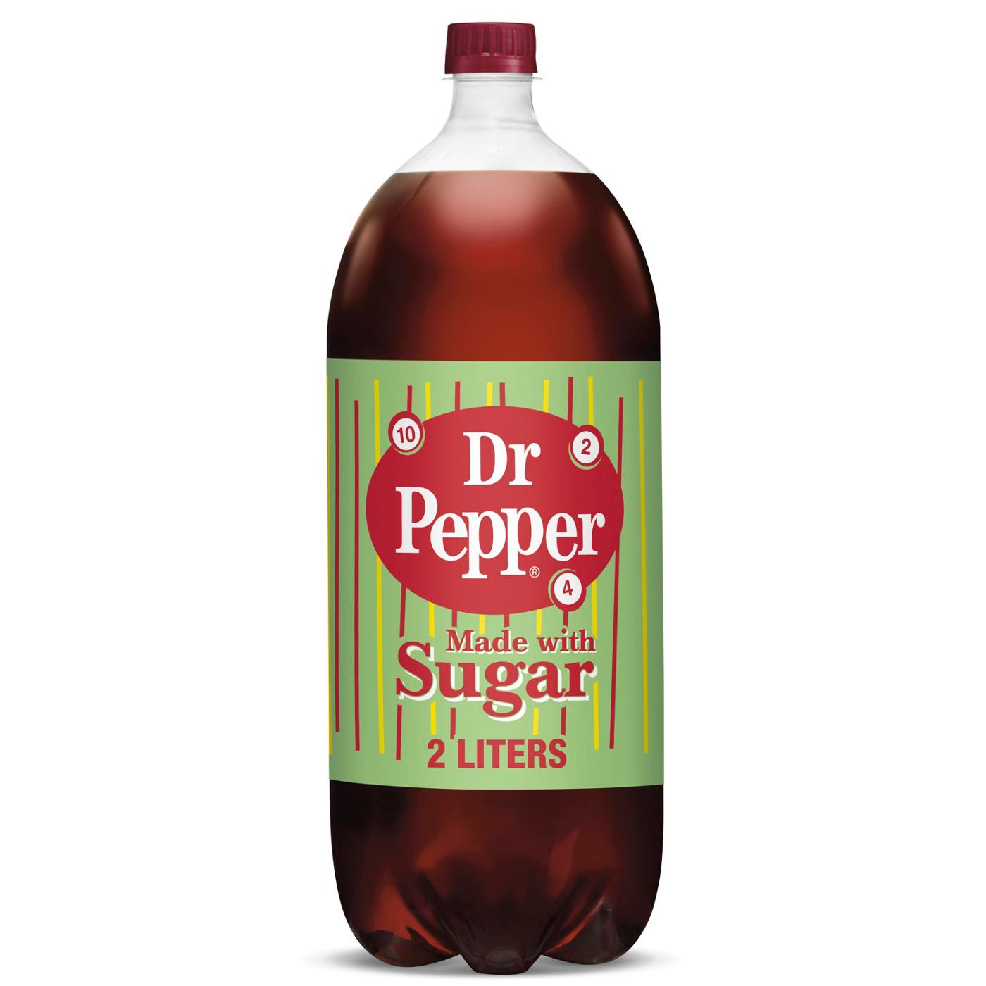 Dr Pepper Made with Sugar Soda; image 1 of 6