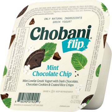 Chobani Flip Low-Fat Mint Chocolate Chip Greek Yogurt