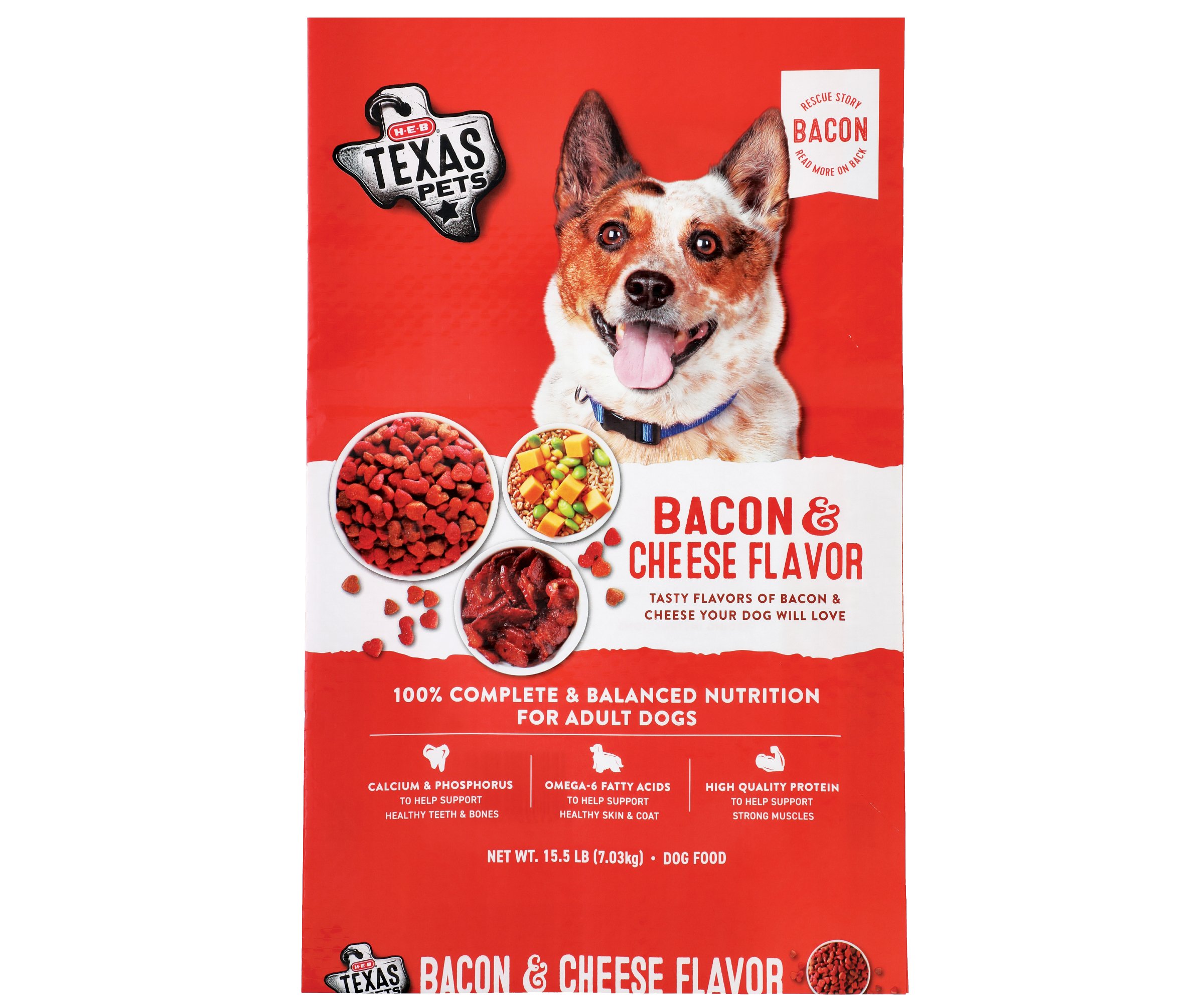 HEB Texas Pets Smoked Bacon Egg Flavor In Savory Juices