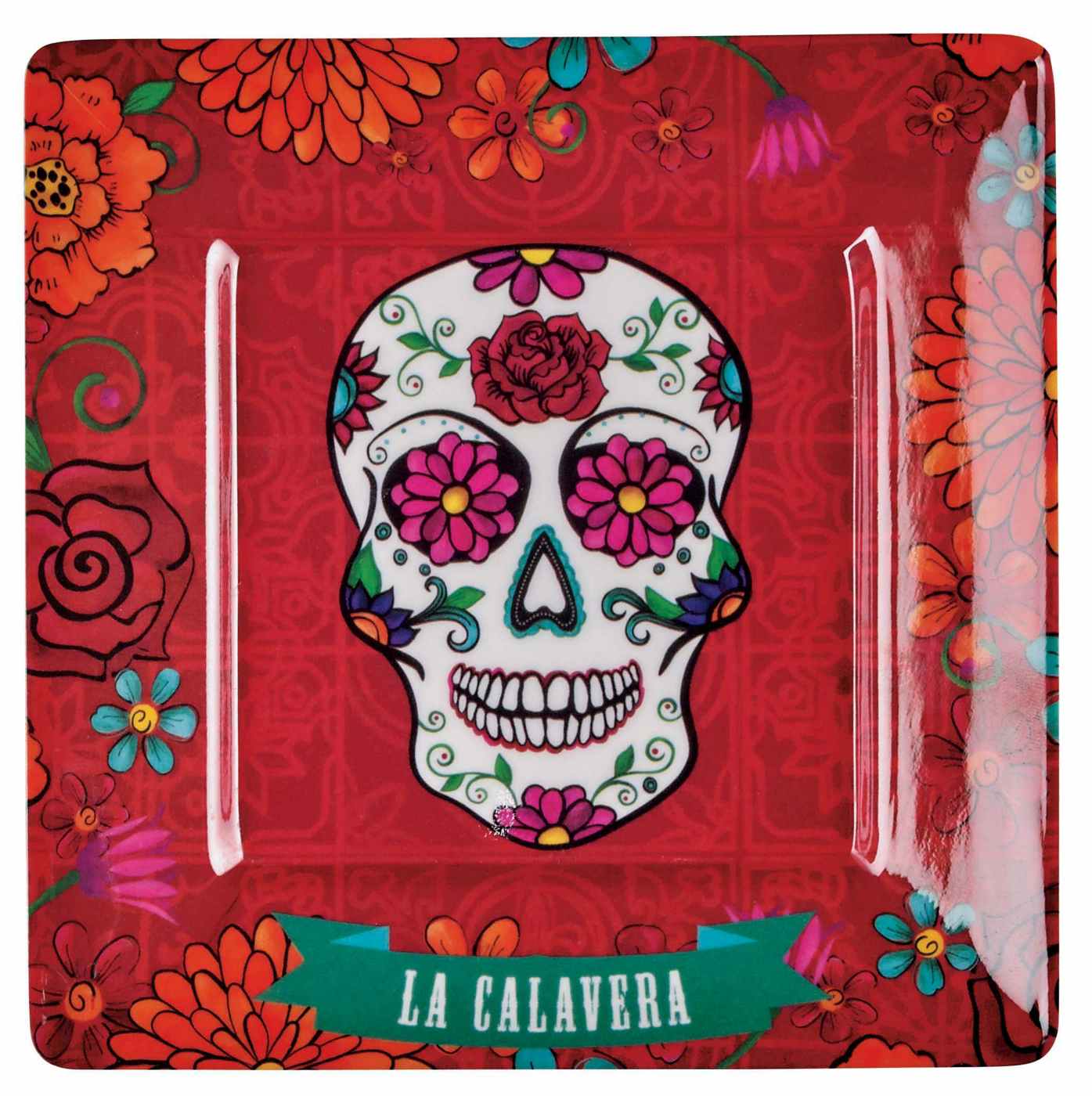 Cocinaware Day Of The Dead Square Plates; image 1 of 2