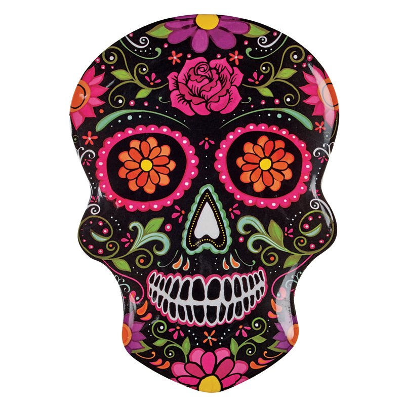 Cocinaware Day Of The Dead Skull Shaped Plate - Shop Dishes at H-E-B