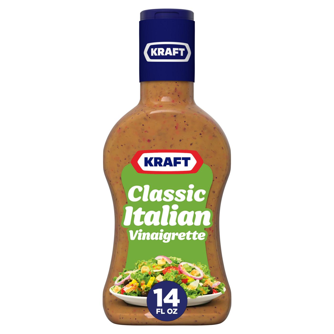 Kraft Italian Olive Oil Vinaigrette Dressing; image 1 of 9