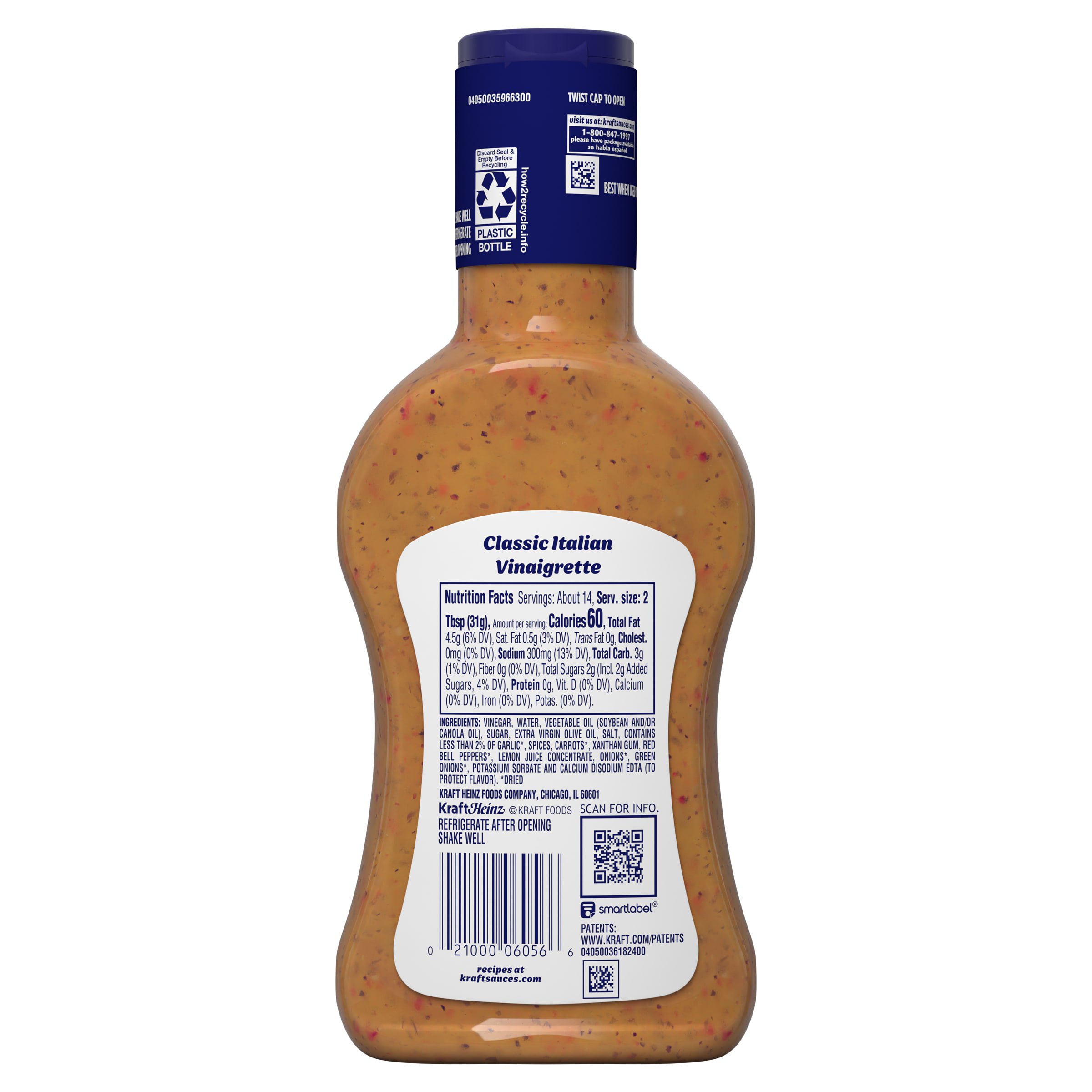 kraft classic italian vinaigrette dressing Kraft Italian Olive Oil Vinaigrette Dressing