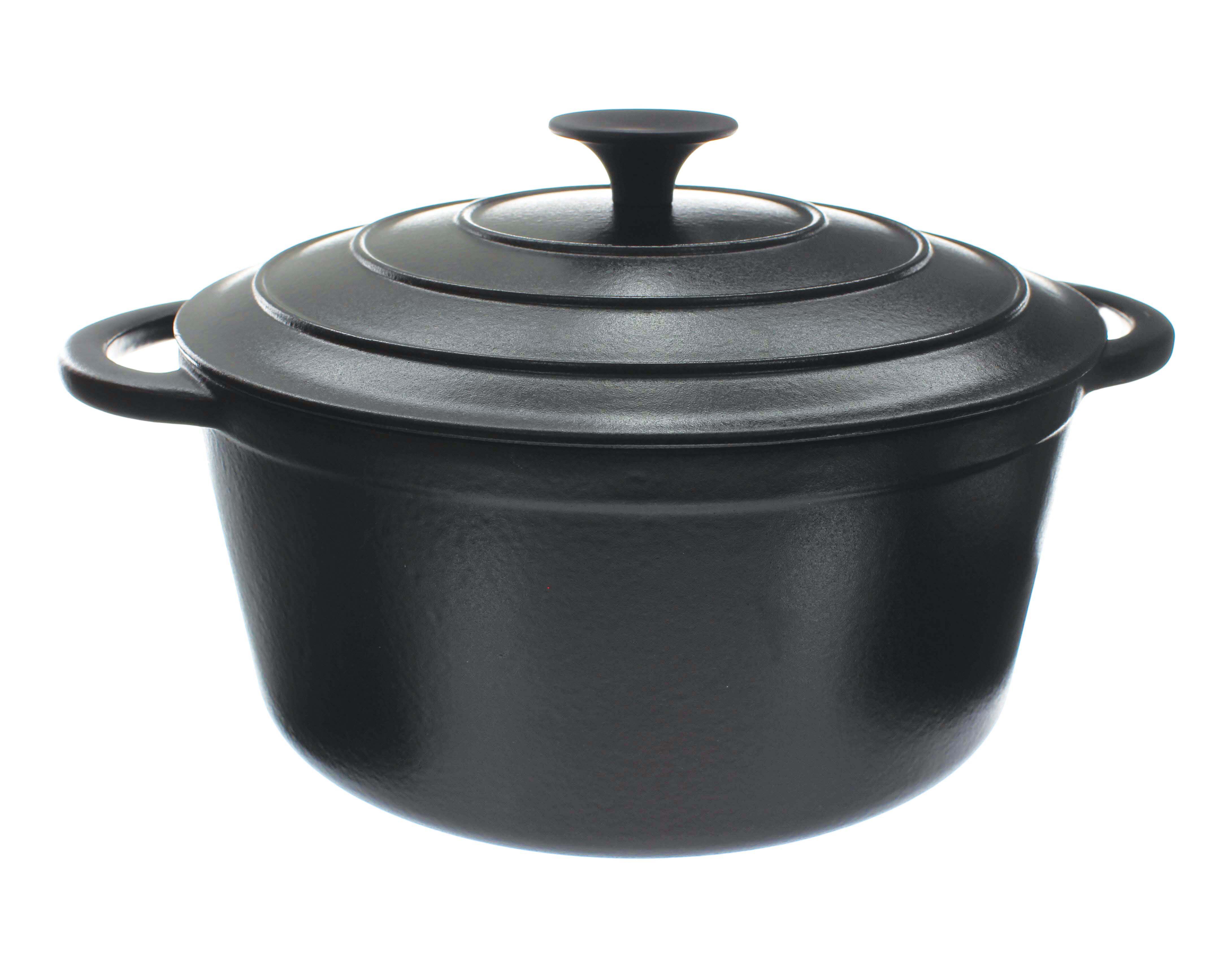 Cocinaware Black Cast Iron Dutch Oven Shop Cookware at HEB