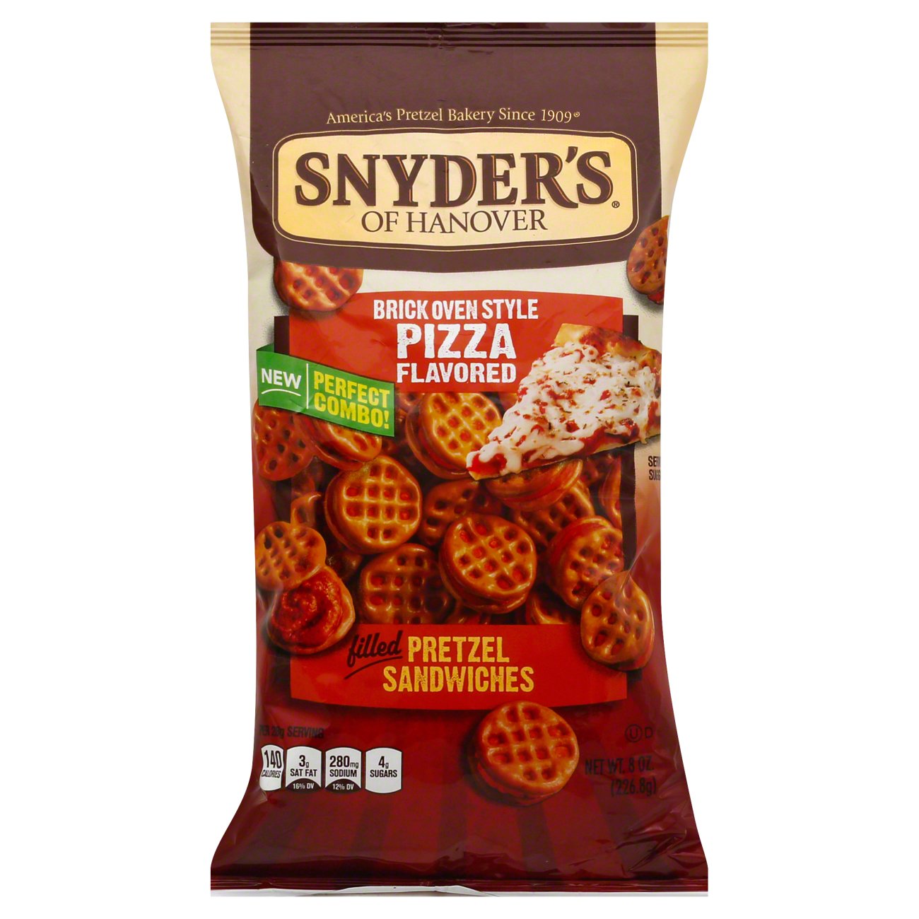 Snyder's of Hanover Pizza Filled Pretzel Sandwiches Shop Chips at HEB