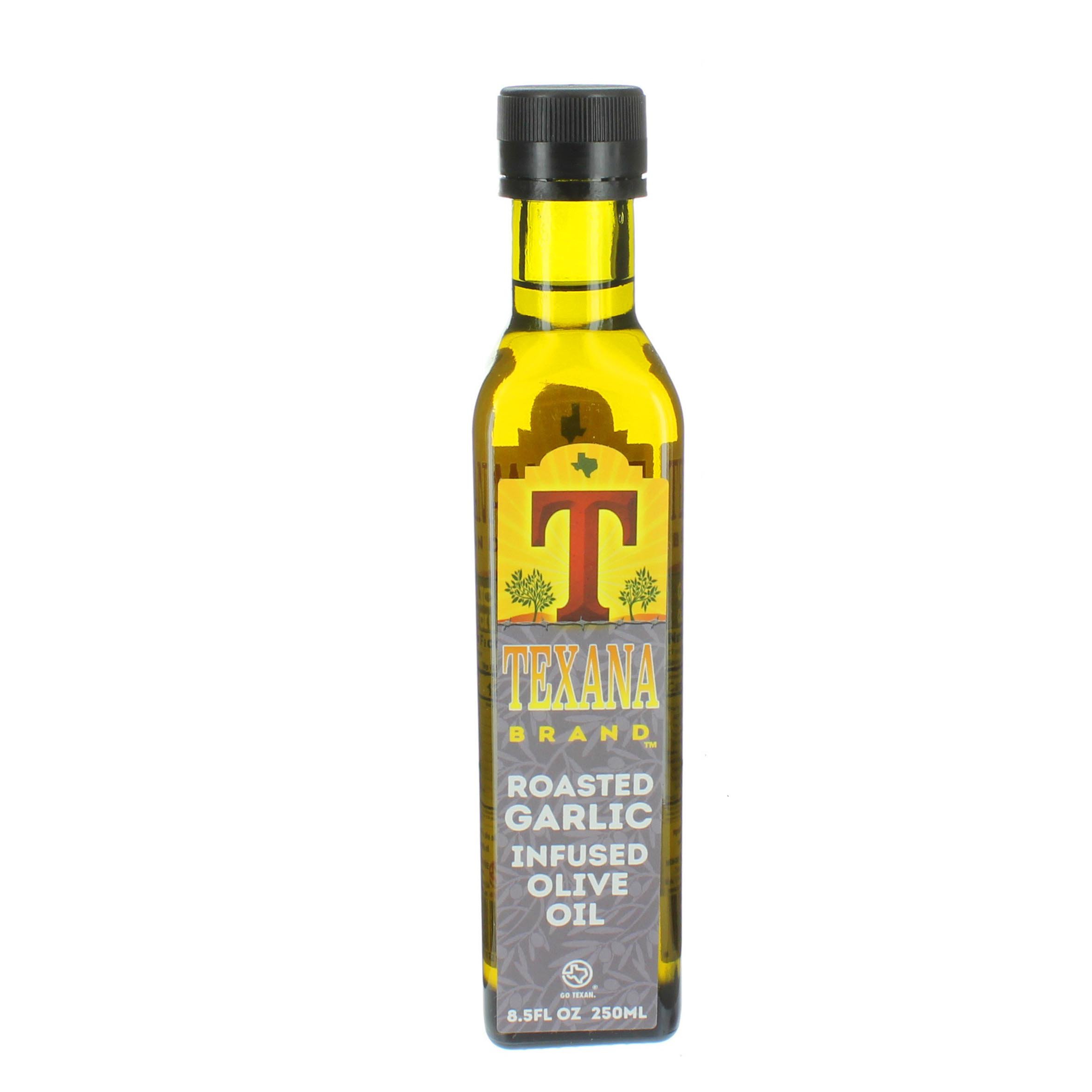 Texana Brand Roasted Garlic Infused Olive Oil Shop Oils at HEB