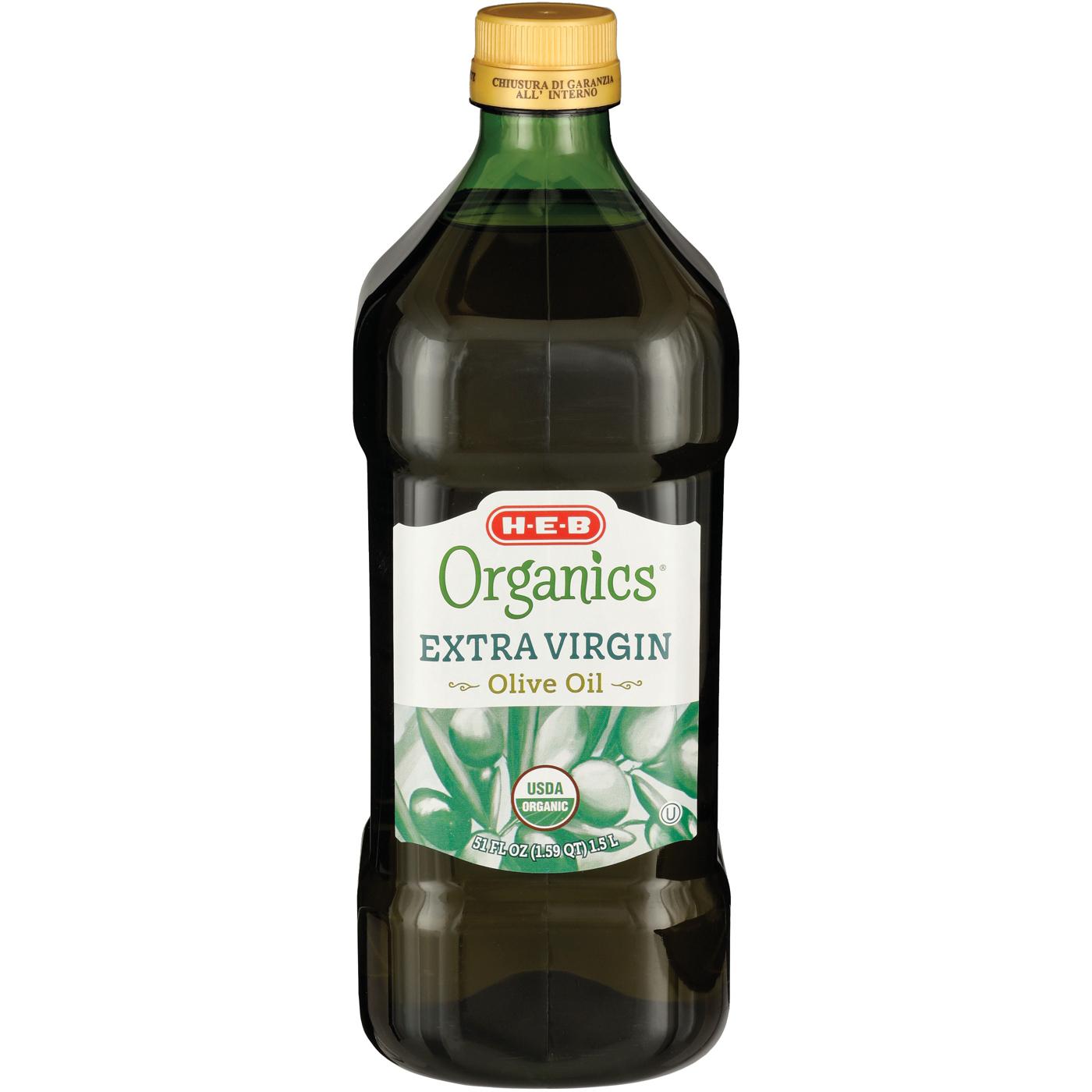H-E-B Organics Extra Virgin Olive Oil; image 1 of 4