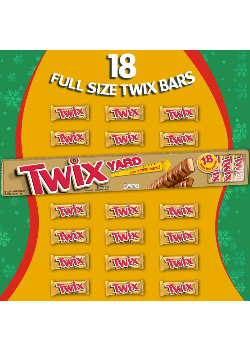 Twix Yard Full Size Chocolate Candy Bars; image 3 of 7