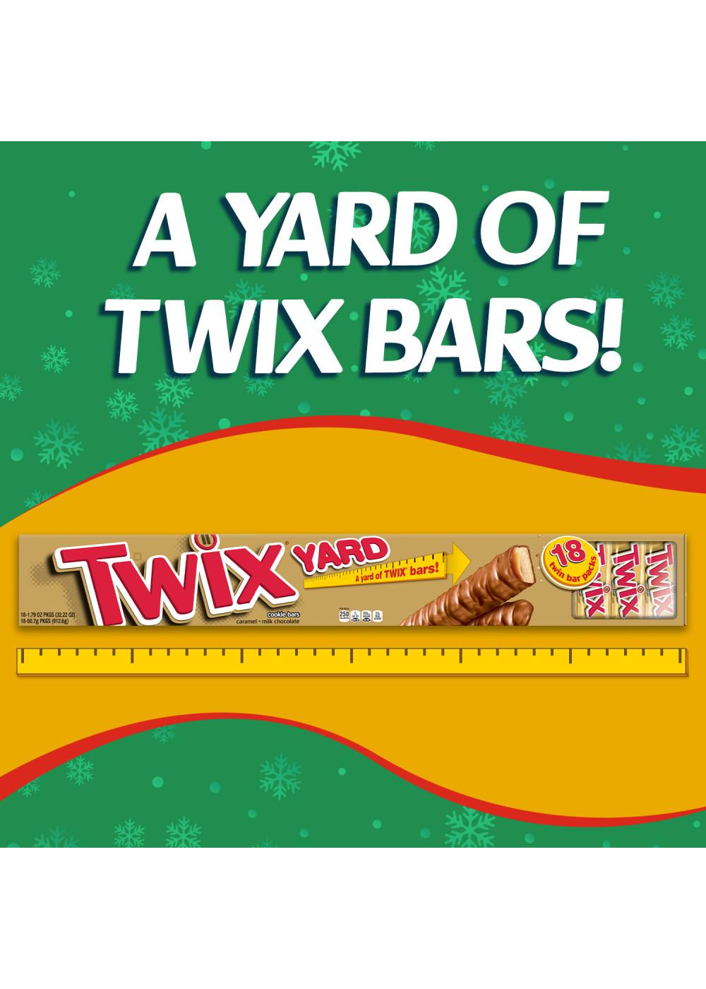 Twix Yard Full Size Chocolate Candy Bars; image 7 of 7