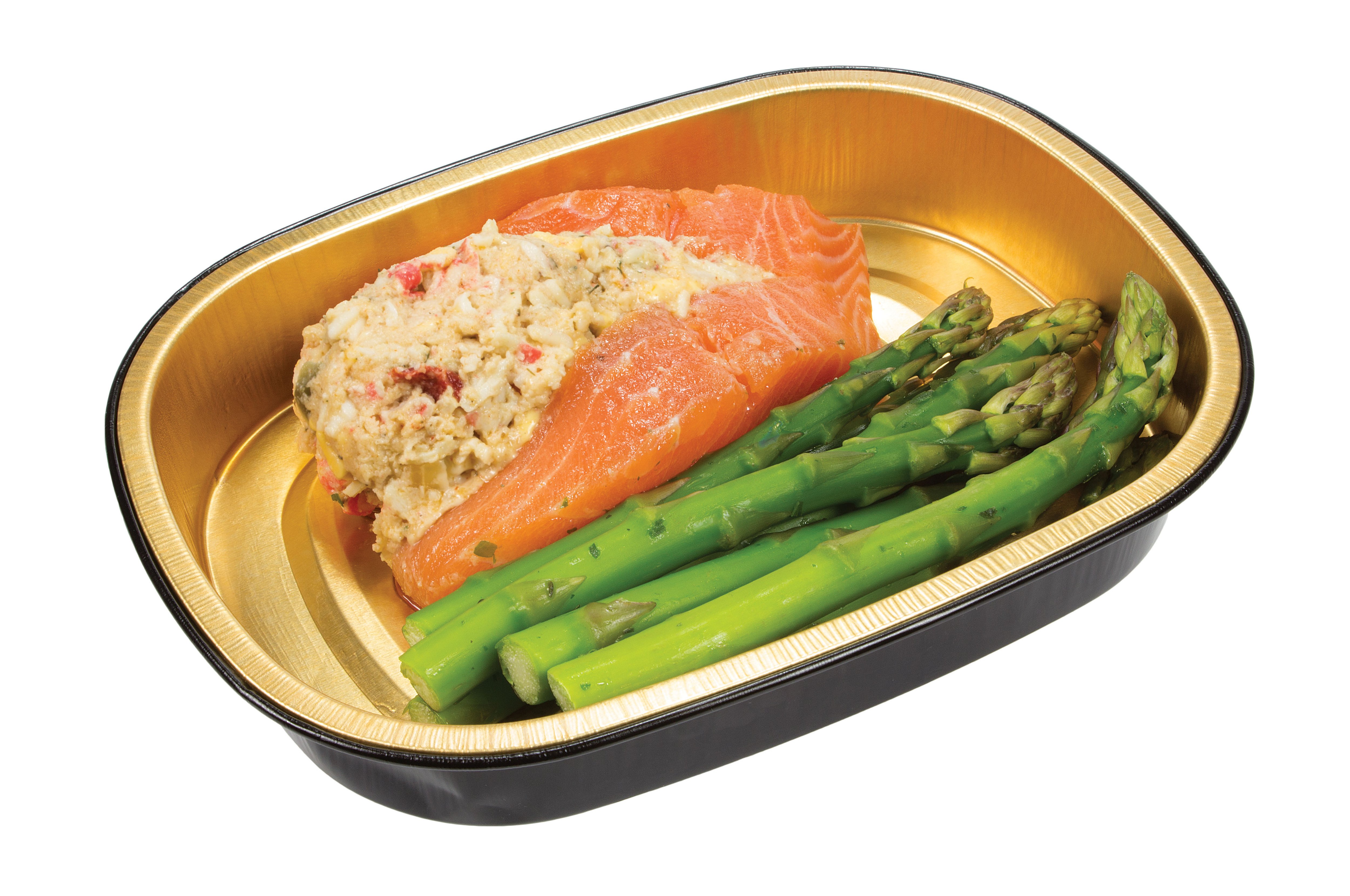 Stuffed Atlantic Salmon Original with Asparagus