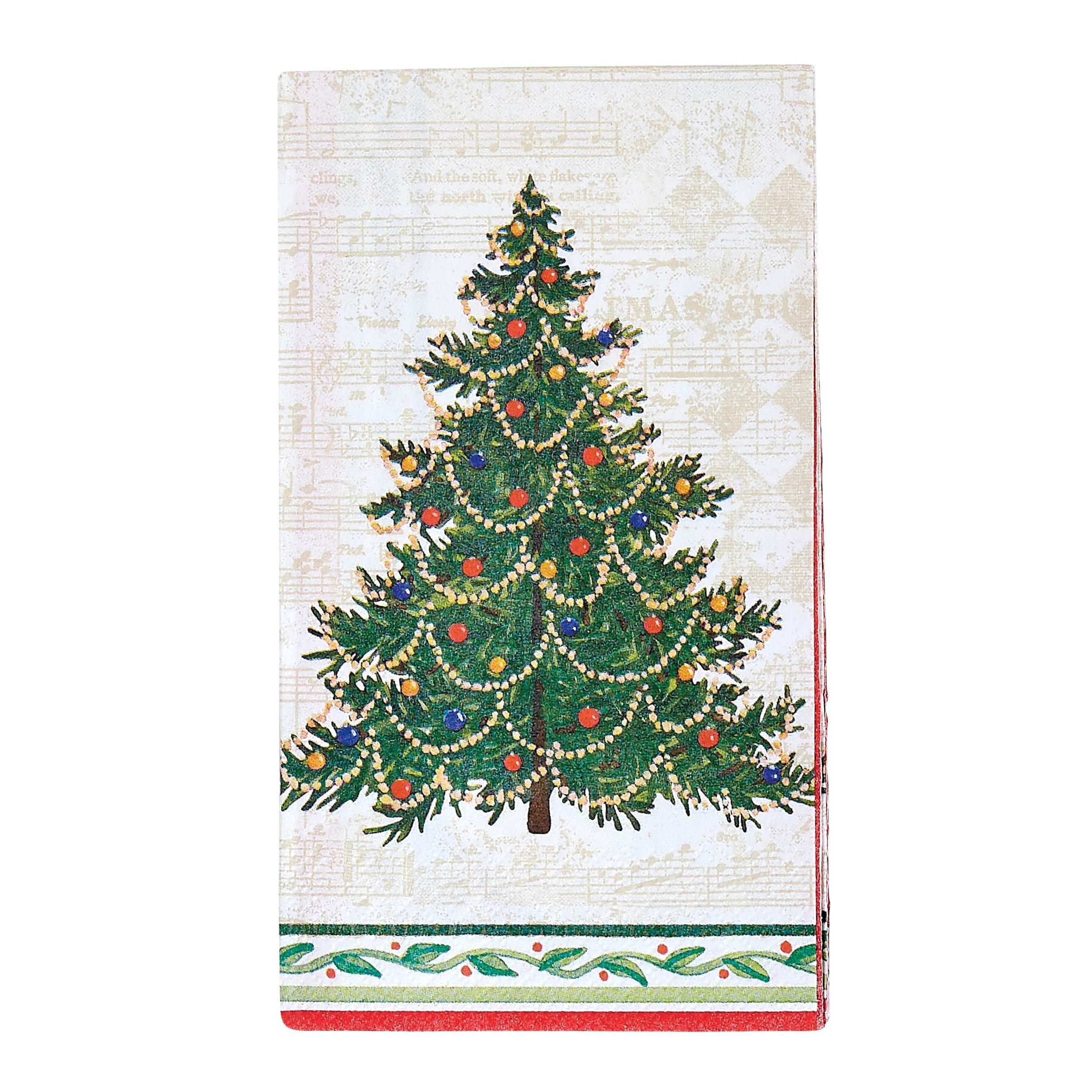 Unique Classic Christmas Tree Napkins Shop Napkins Table Cloths At H E B