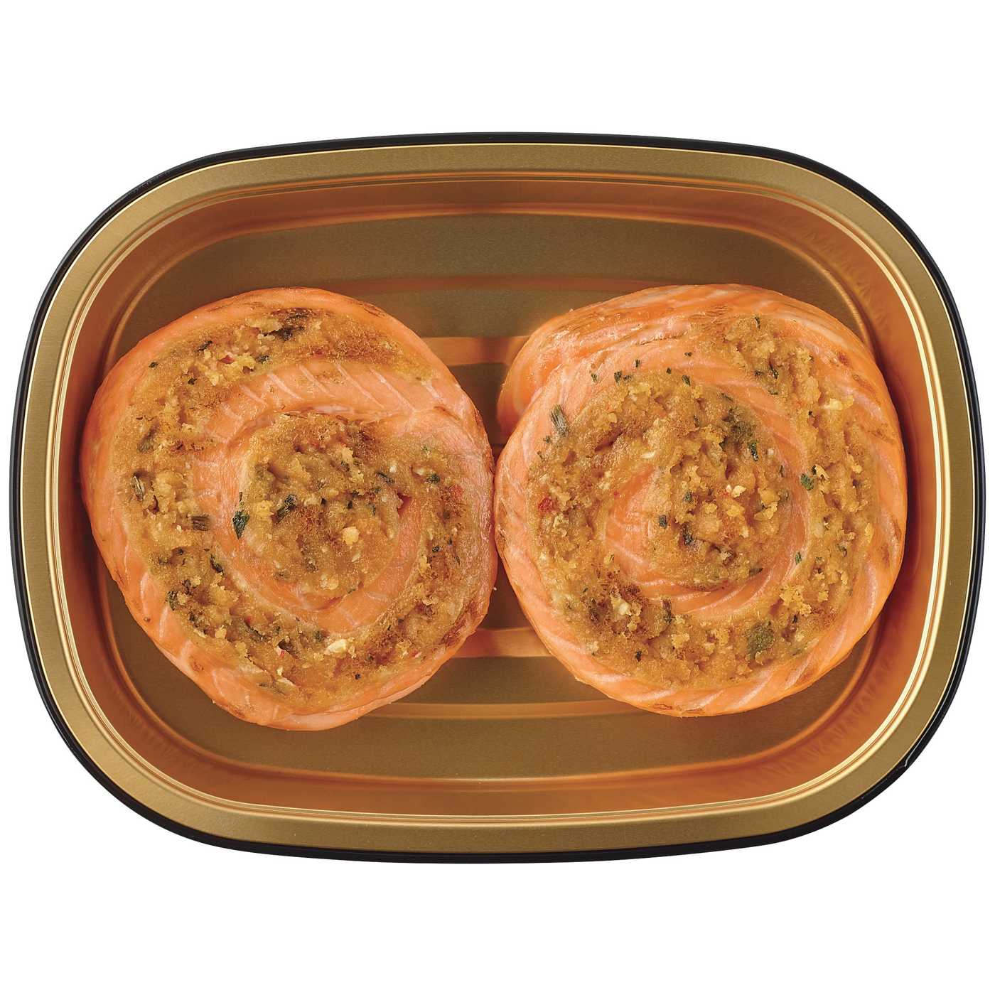 Meal Simple by H-E-B Lobster & Crab Stuffed Atlantic Salmon Pinwheels; image 3 of 3