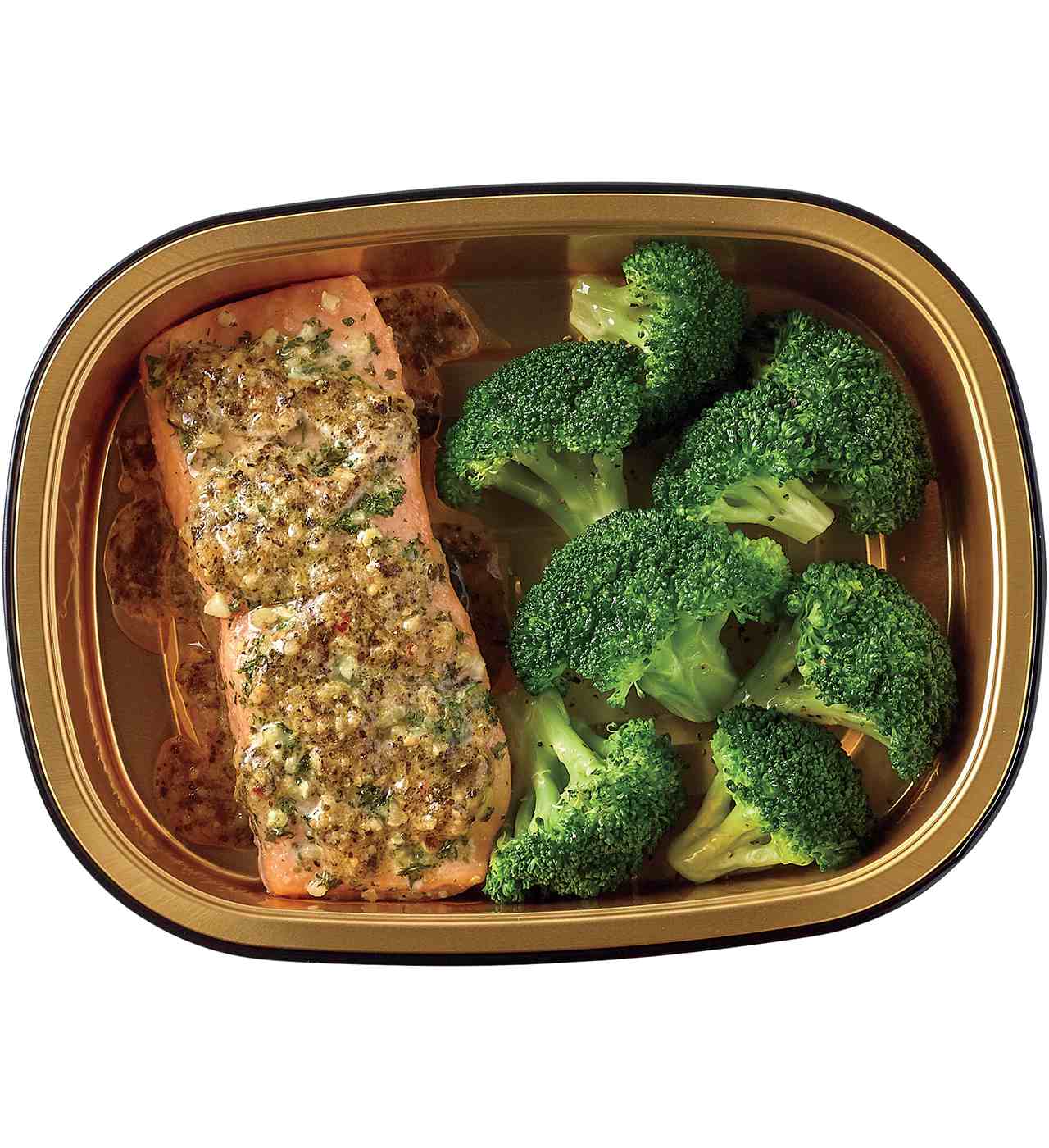 Meal Simple by H-E-B Low Carb Lifestyle Atlantic Salmon & Broccoli; image 1 of 4