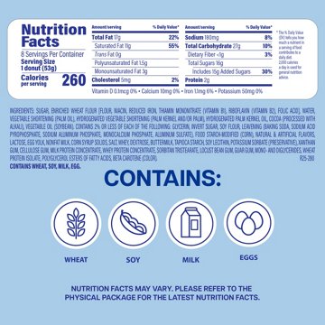 Entenmann's Classic Rich Chocolate Frosted Donuts, 8 ct