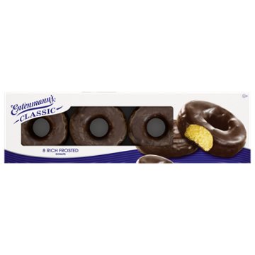 Entenmann's Classic Rich Chocolate Frosted Donuts, 8 ct