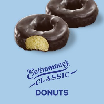 Entenmann's Classic Rich Chocolate Frosted Donuts, 8 ct