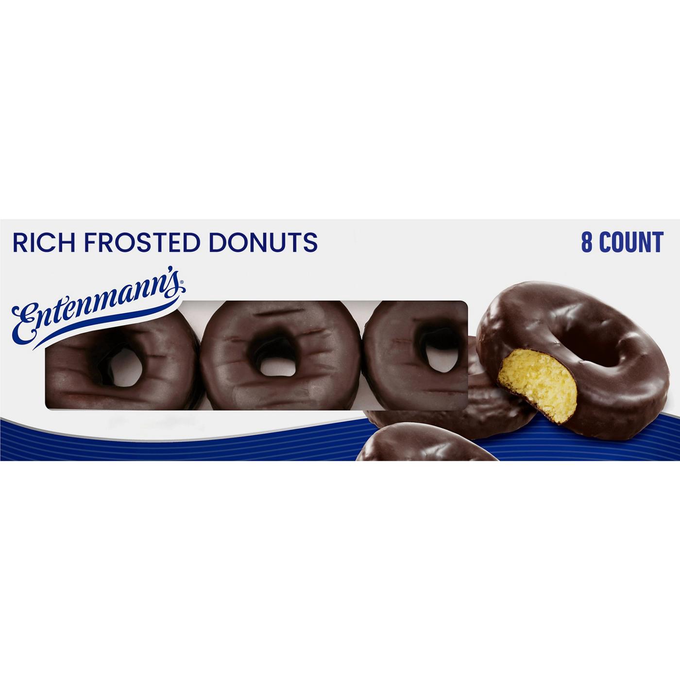 Entenmann's Classic Rich Frosted Donuts; image 1 of 3