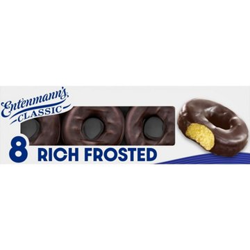 Entenmann's Classic Rich Chocolate Frosted Donuts, 8 ct