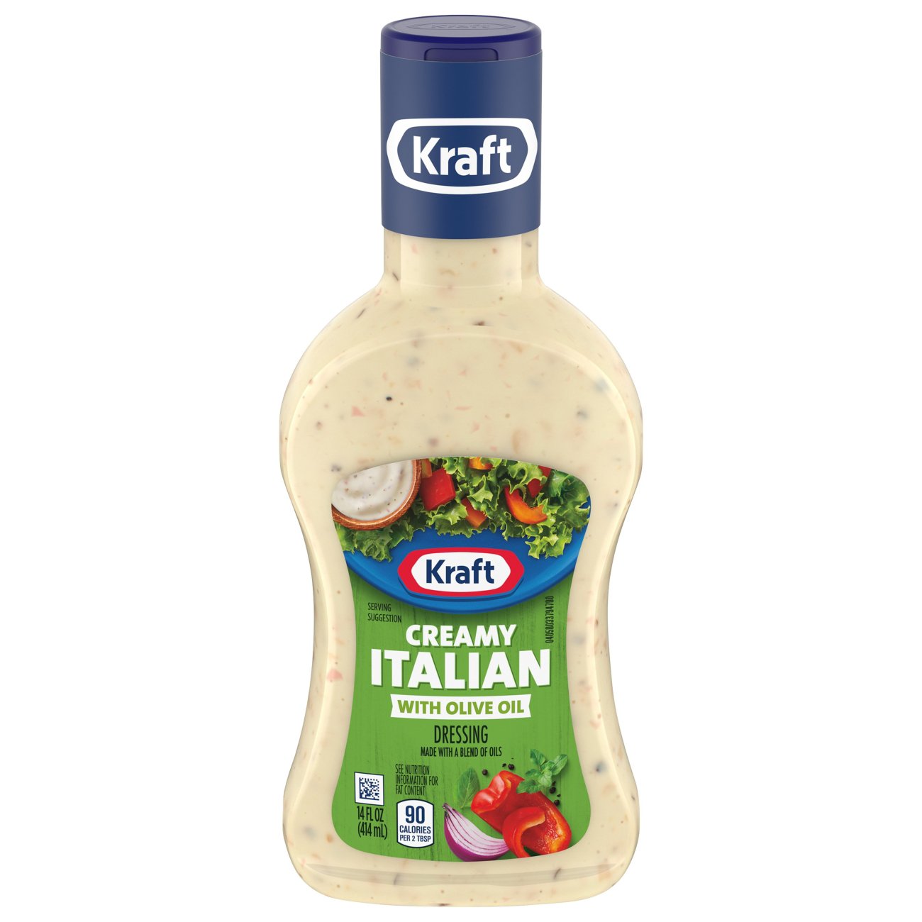 Kraft Creamy Italian Made with Olive Oil Dressing - Shop Salad