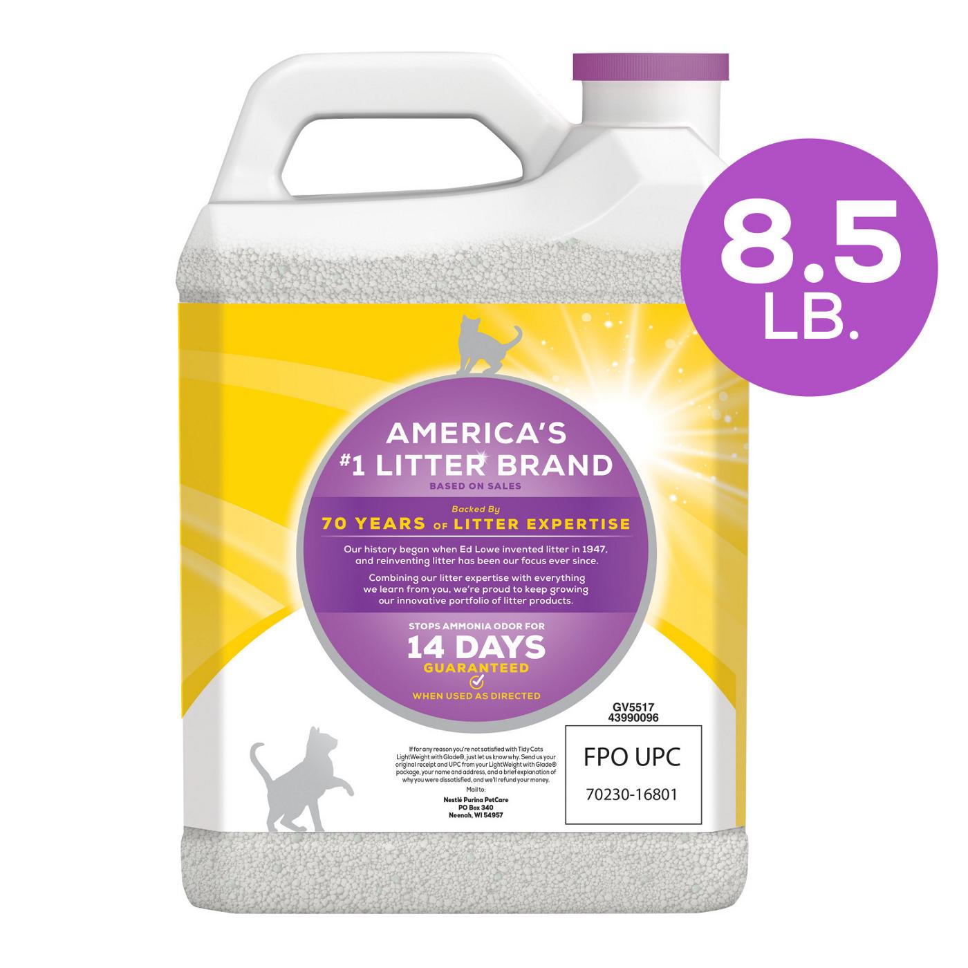 Tidy Cats Purina Tidy Cats Low Dust LightWeight Cat Litter, LightWeight Glade Clean Blossoms Multi Cat Litter; image 2 of 2