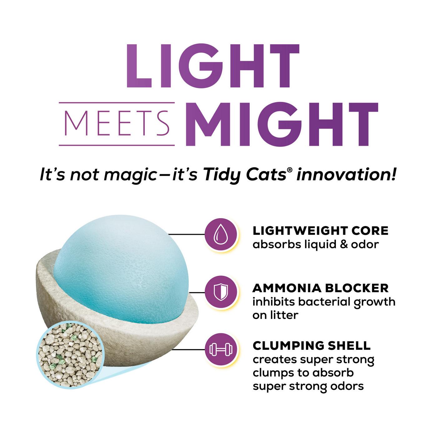 Tidy Cats Purina Tidy Cats Low Dust LightWeight Cat Litter, LightWeight Glade Clean Blossoms Multi Cat Litter; image 3 of 8