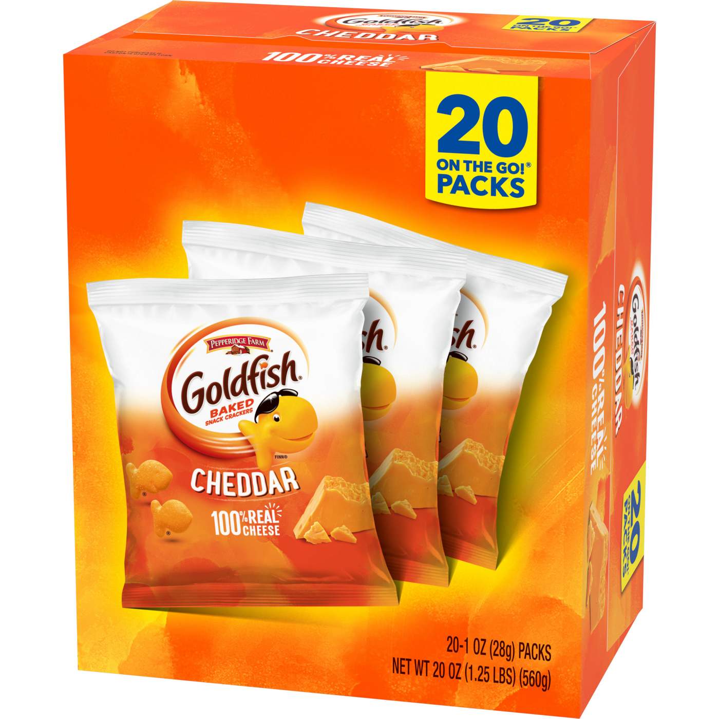 Goldfish Cheddar Cheese Crackers; image 5 of 10