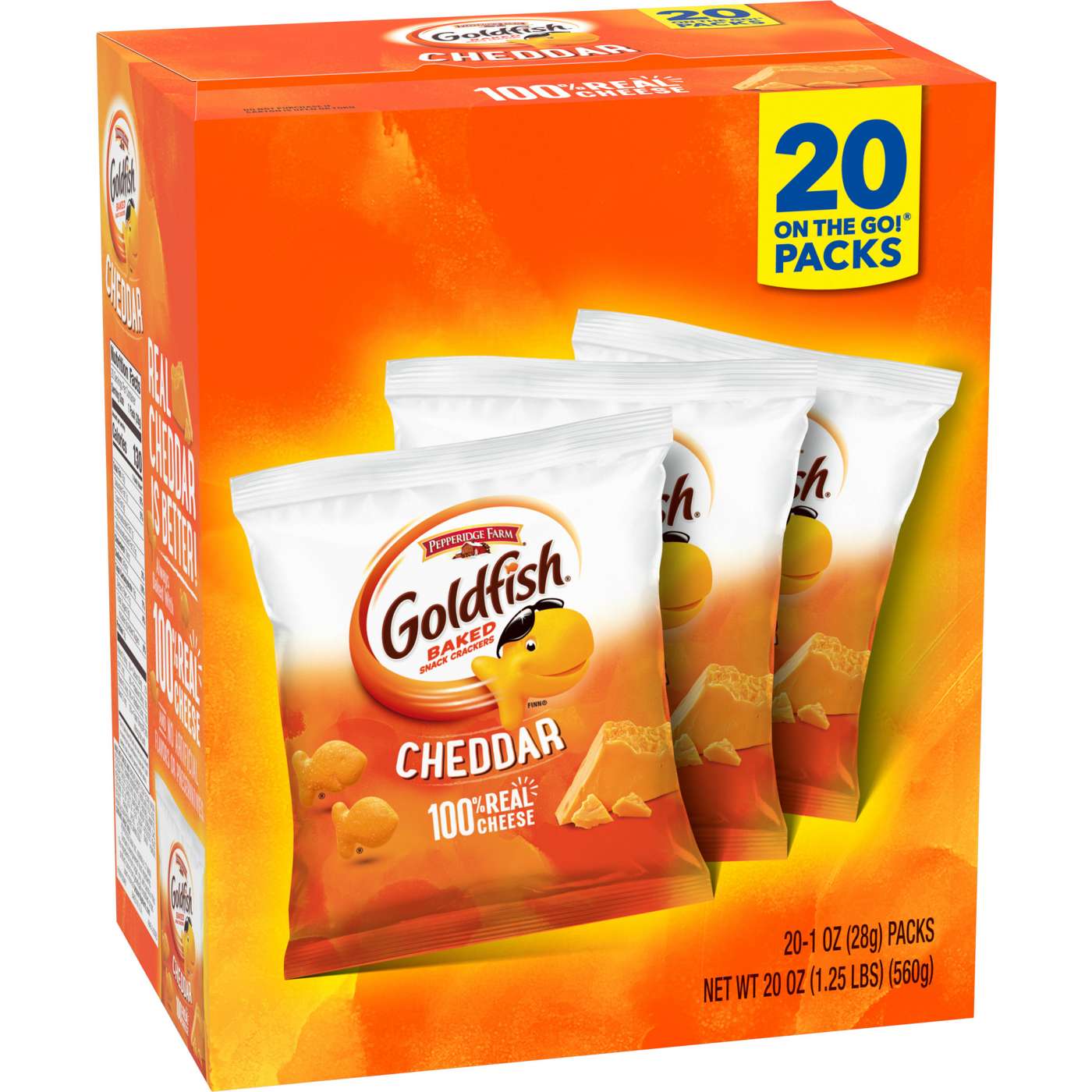 Goldfish Cheddar Cheese Crackers; image 9 of 10