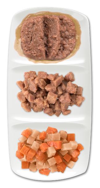 Zoe Tempting Trios Pate with Beef Chicken & Carrots Dog Food; image 2 of 2