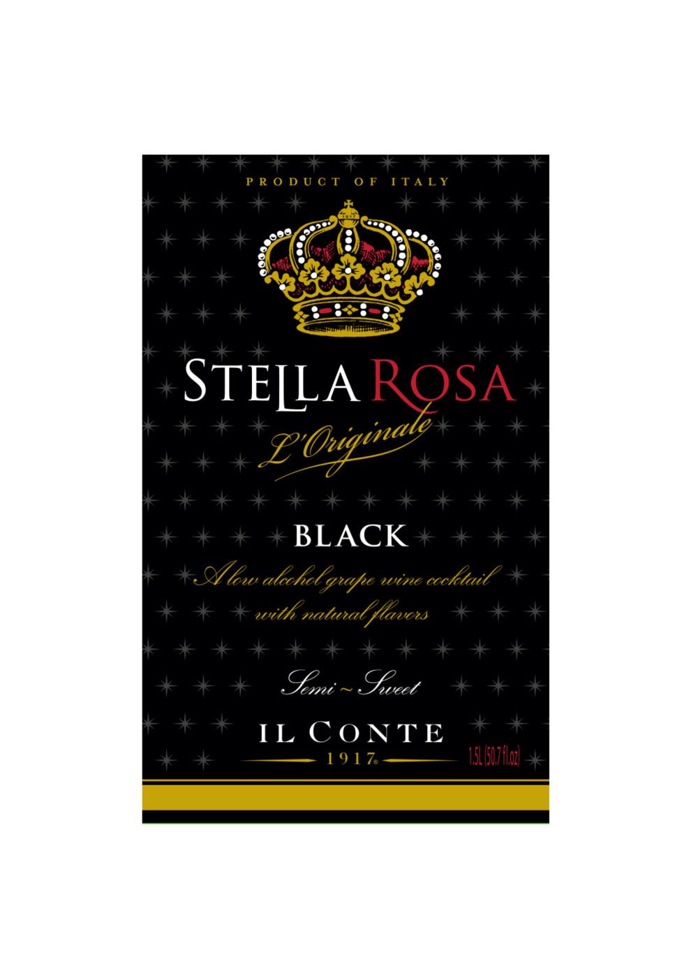Stella Rosa Black Semi-Sweet Red Wine; image 6 of 7