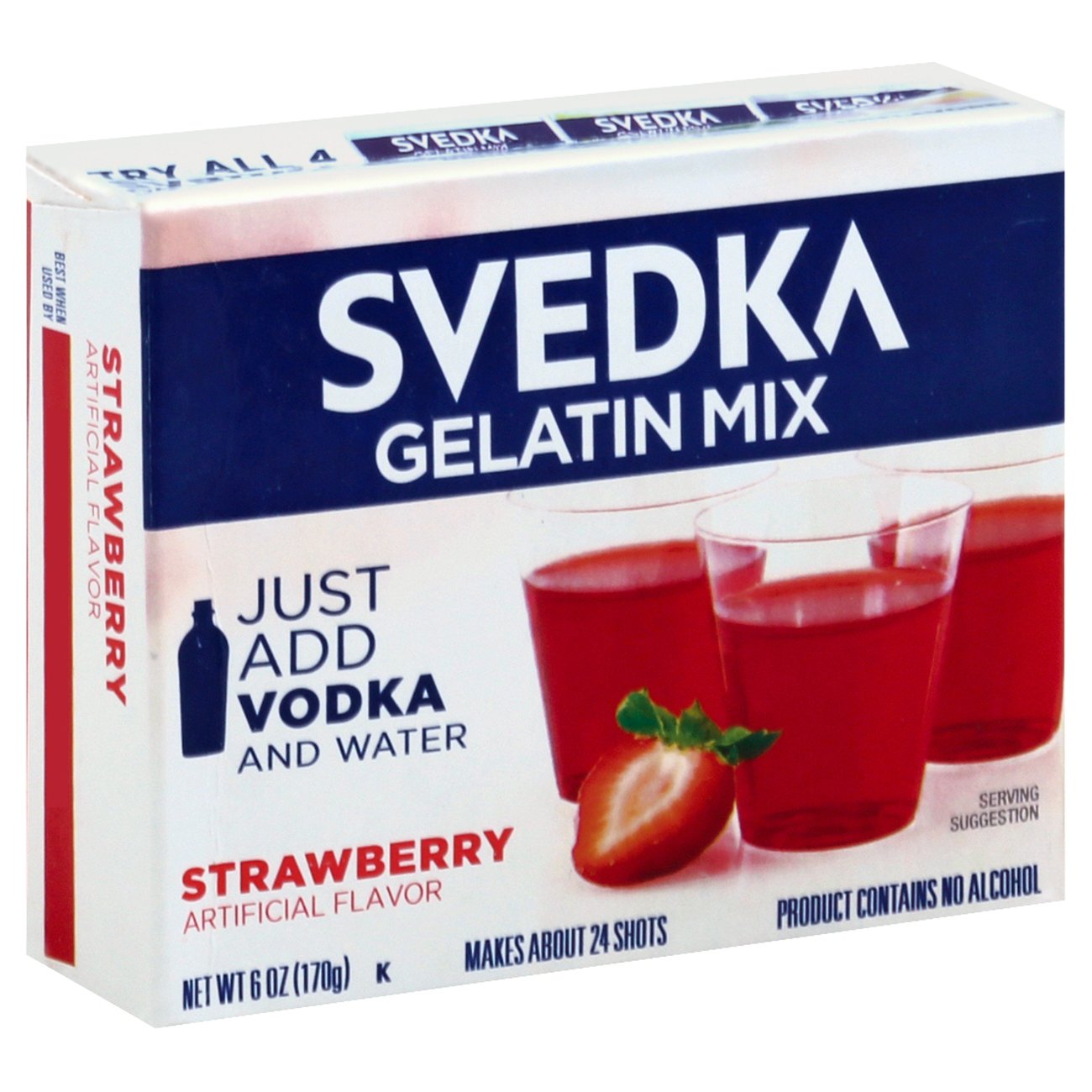 Svedka Strawberry Gelatin Mix Shop Baking Ingredients at HEB