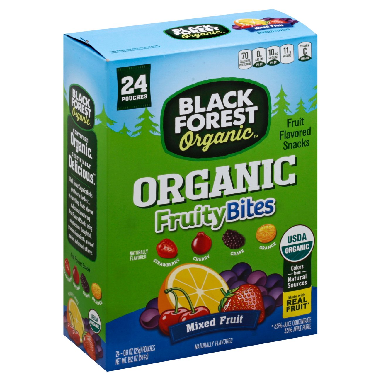 Black Forest Organic Mixed Fruit Fruity Bites Shop Fruit Snacks At H E B   002134614