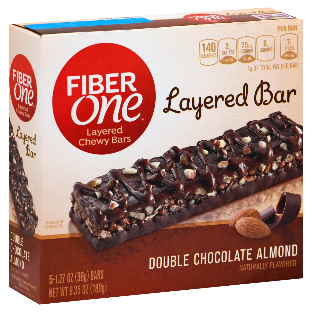 Fiber One Double Chocolate Almond Layered Chewy Bars Shop Granola