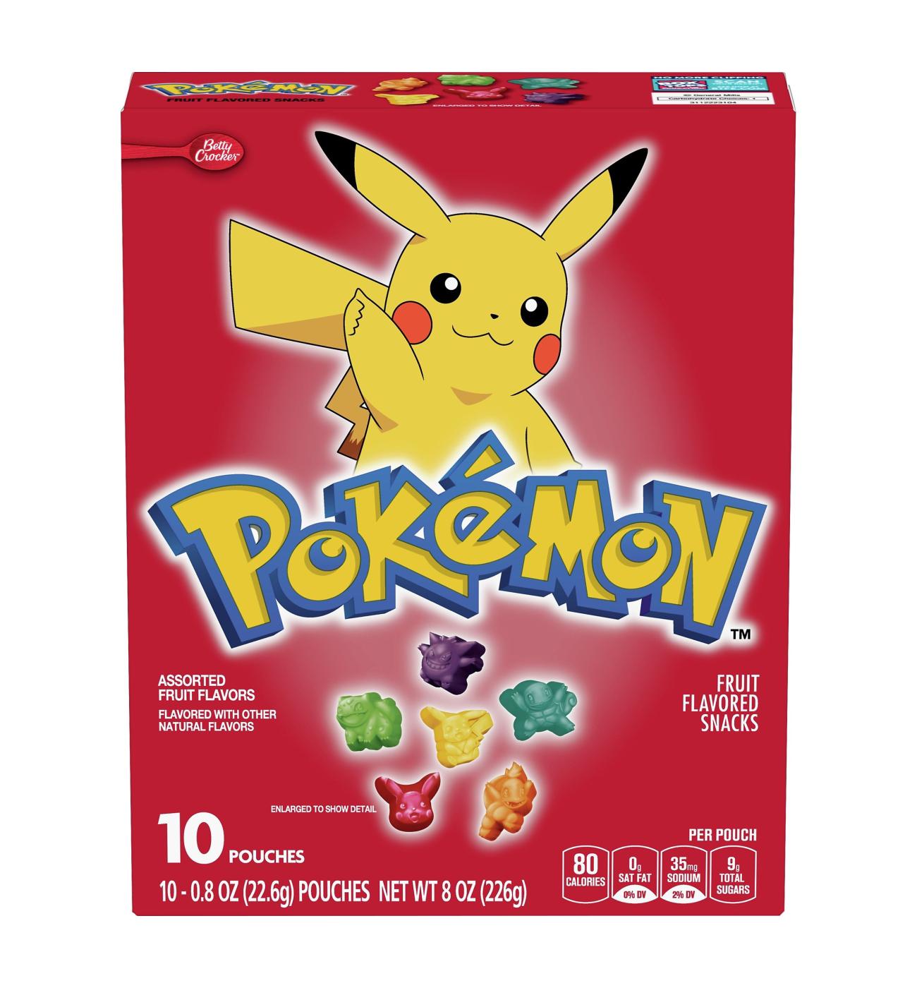 Betty Crocker Pokemon Fruit Snacks; image 2 of 2