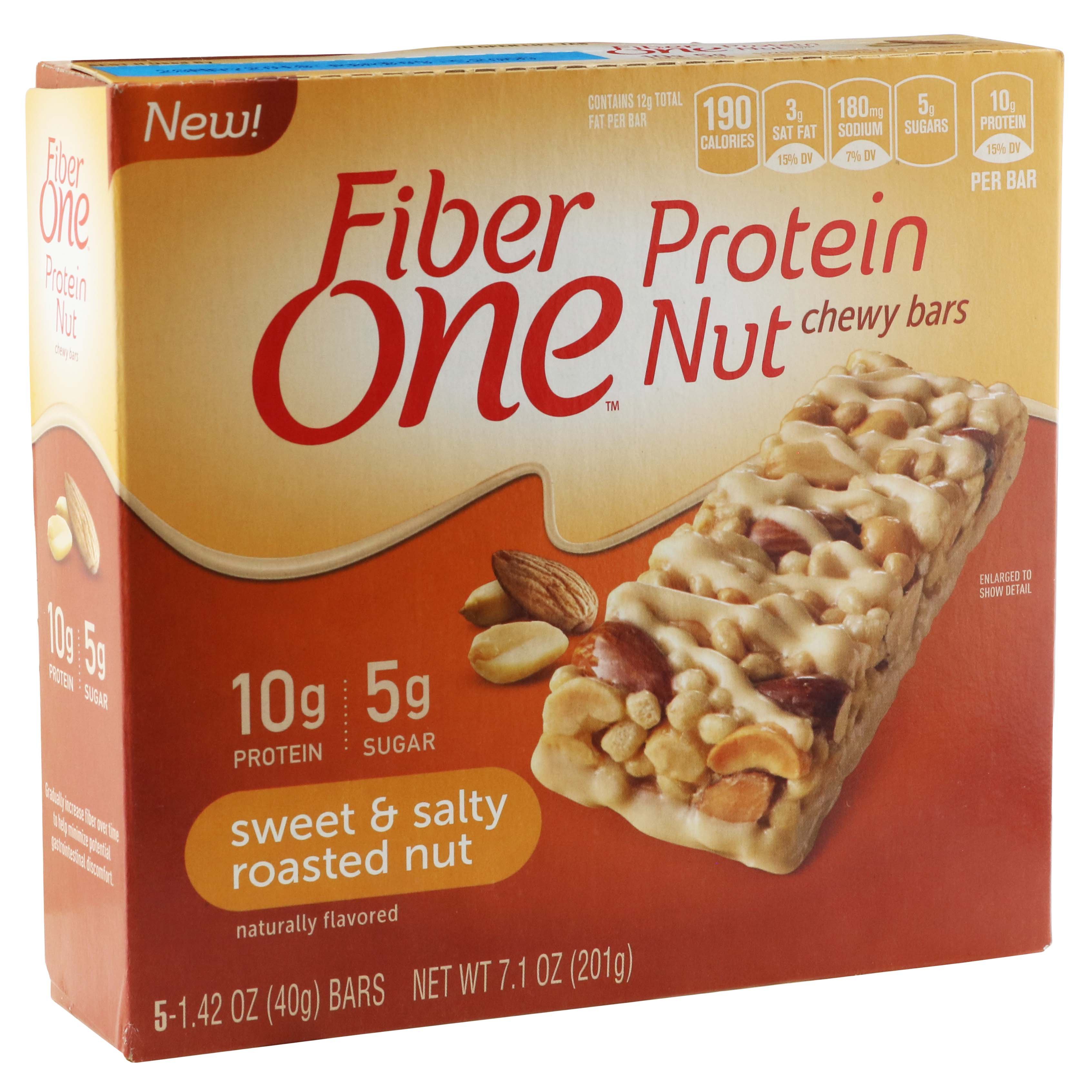 Fiber One 10g Protein Bar Sweet & Salty Roasted Nut Shop Granola