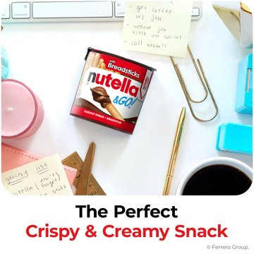 Nutella & Go! Hazelnut Spread + Breadsticks Snack Packs, 4 pk
