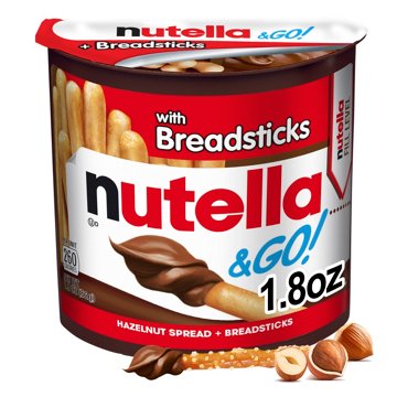 Nutella & Go! Hazelnut Spread + Breadsticks Snack Packs, 4 pk