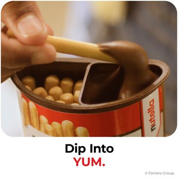 Nutella & Go! Hazelnut Spread + Breadsticks Snack Packs, 4 pk